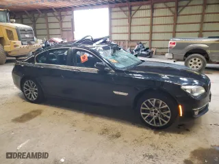 2013 BMW 7 Series 750i xDrive with VIN WBAYB6C54DC998064, listed as a Copart auction lot 72061024 with 0 mi miles and Non Repairable. Bid and sale history available at carsss.com. Image 4.
