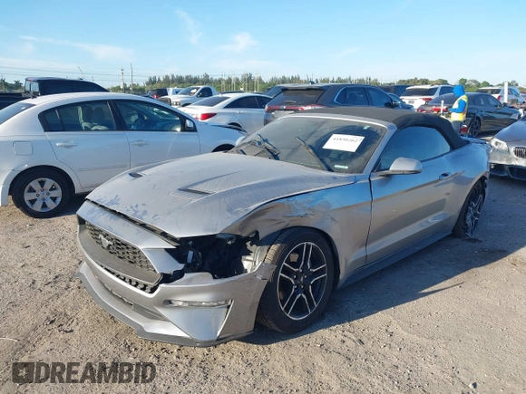 2020 Ford Mustang EcoBoost with VIN 1FATP8UH2L5112755, listed as a IAAI auction lot 41850462 with 93,214 mi miles. Bid and sale history available at carsss.com. Image 21.