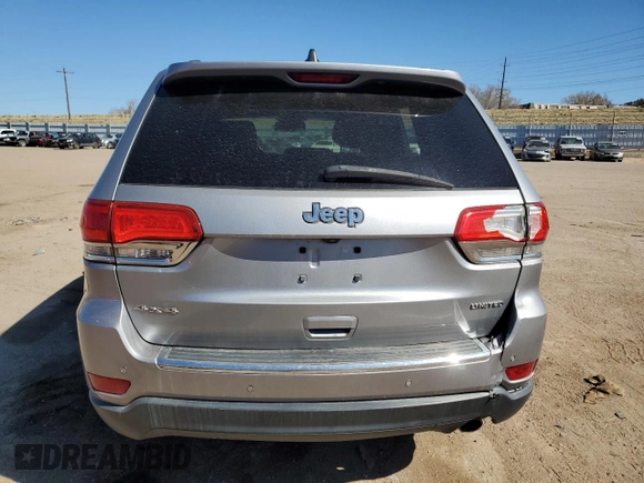 2016 Jeep Grand Cherokee Limited z VIN 1C4RJFBG8GC399508, wystawiony jako Copart lot #50914545 z przebiegiem Nie podano mil oraz Szkoda całkowita • Salvage title. Historia ofert i sprzedaży dostępna na DreamBid. Obrazek 6.