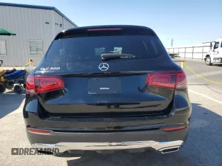2022 Mercedes-Benz GLC 300 with VIN W1N0G8DB7NV399997, listed as a Copart auction lot 60511735 with 12,563 mi miles and Salvage title. Bid and sale history available at DreamBid. Image 6.