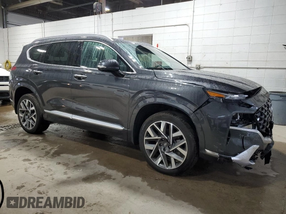 2023 Hyundai Santa Fe Calligraphy with VIN 5NMS5DAL6PH511782, listed as a Copart auction lot 58000945 with 31,566 mi miles and Salvage title. Bid and sale history available at DreamBid. Image 4.
