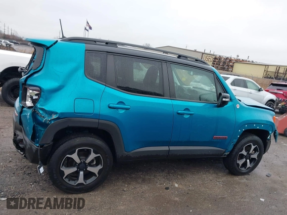 2022 Jeep Renegade Trailhawk with VIN ZACNJDC13NPN57143, listed as a IAAI auction lot 41042785 with 25,040 mi miles and . Bid and sale history available at DreamBid. Image 13.