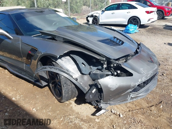 2016 Chevrolet Corvette Z06 1LZ with VIN 1G1YN2D6XG5606247, listed as a IAAI auction lot 41685364 with 23,742 mi miles. Bid and sale history available at carsss.com. Image 17.