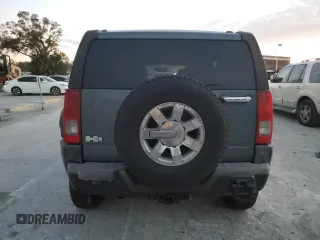 2006 Hummer H3 with VIN 5GTDN136968266743, listed as a Copart auction lot 76889184 with 191,502 mi miles and Salvage Title. Bid and sale history available at carsss.com. Image 6.