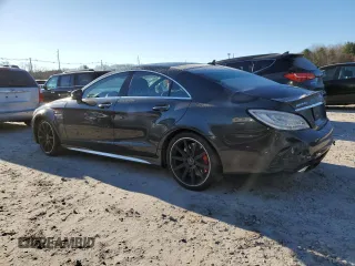 2018 Mercedes-Benz CLS 63 S AMG with VIN WDDLJ7GB0JA205796, listed as a Copart auction lot 82857954 with 62,406 mi miles and Salvage title. Bid and sale history available at DreamBid. Image 2.