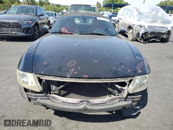 2005 BMW Z4 3.0i z VIN 4USBT53505LU11449, wystawiony jako Copart lot #59117535 z przebiegiem 83 103 mil mil oraz Szkoda całkowita • Salvage title. Historia ofert i sprzedaży dostępna na DreamBid. Obrazek 5.