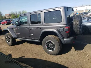2019 Jeep Wrangler Unlimited Rubicon with VIN 1C4HJXFG2KW662384, listed as a Copart auction lot 54538255 with 78,568 mi miles and Salvage title. Bid and sale history available at DreamBid. Image 2.