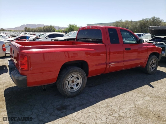 2007 Dodge Dakota ST with VIN 1D7HE22K77S103550, listed as a Copart auction lot 55873044 with 70,887 mi miles and Clean Title. Bid and sale history available at carsss.com. Image 3.