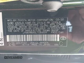 2020 Toyota C-HR LE with VIN JTNKHMBX6L1084659, listed as a IAAI auction lot 41807840 with 1 mi miles. Bid and sale history available at carsss.com. Image 9.