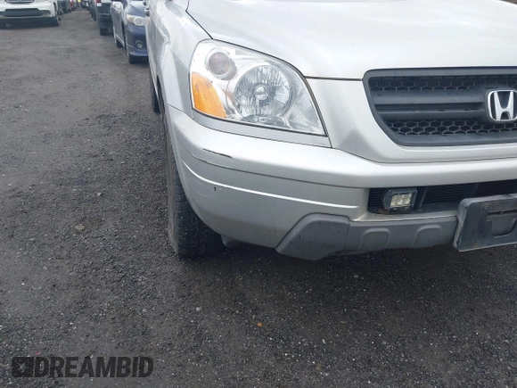 2005 Honda Pilot EX with VIN 2HKYF184X5H533837, listed as a IAAI auction lot 41900265 with 163,522 mi miles. Bid and sale history available at carsss.com. Image 14.