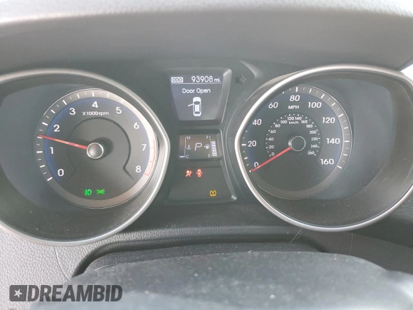 2013 Hyundai Elantra GT with VIN KMHD35LE2DU050843, listed as a Copart auction lot 74019254 with 93,908 mi miles and Salvage Title. Bid and sale history available at carsss.com. Image 9.