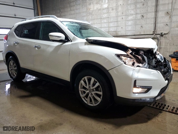 2017 Nissan Rogue SL with VIN 5N1AT2MVXHC747463, listed as a Copart auction lot 54387205 with 56,073 mi miles and Salvage Title. Bid and sale history available at carsss.com. Image 4.