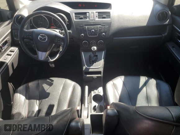 2015 Mazda 5 Grand Touring with VIN JM1CW2DL5F0185358, listed as a Copart auction lot 55763035 with 95,486 mi miles and Salvage title. Bid and sale history available at DreamBid. Image 8.