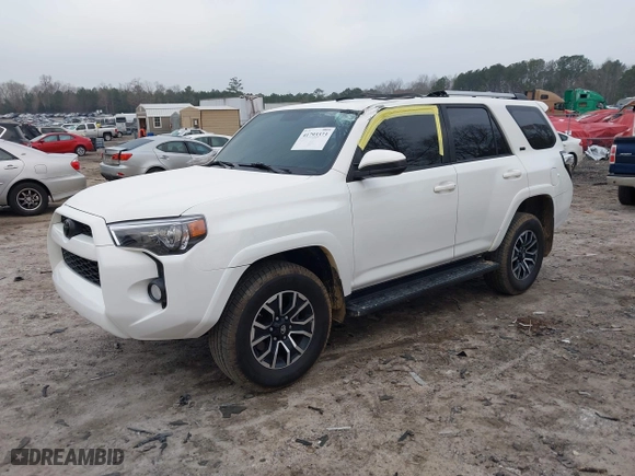 2019 Toyota 4Runner SR5 with VIN JTEBU5JR4K5679277, listed as a IAAI auction lot 41793373 with 103,737 mi miles. Bid and sale history available at carsss.com. Image 18.