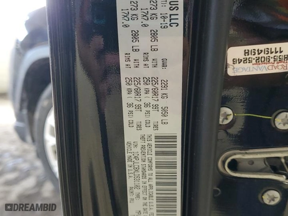 2020 Jeep Cherokee Latitude with VIN 1C4PJLCBXLD531102, listed as a Copart auction lot 42972305 with 32,874 mi miles and Salvage Title. Bid and sale history available at carsss.com. Image 15.