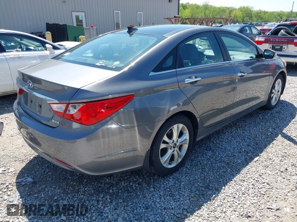 2012 Hyundai Sonata Limited with VIN 5NPEC4AC0CH469495, listed as a IAAI auction lot 42163156 with 99,000 mi miles and . Bid and sale history available at DreamBid. Image 4.