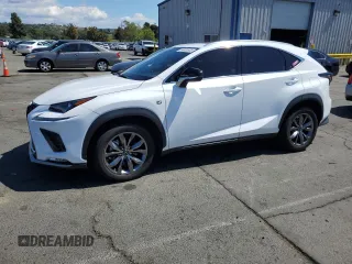 2021 Lexus NX 300 F Sport with VIN JTJSARBZ1M2197368, listed as a Copart auction lot 56800605 with 33,228 mi miles and Salvage title. Bid and sale history available at DreamBid. Image 1.