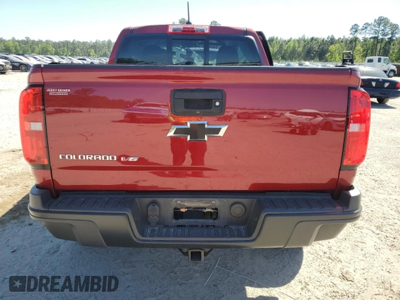 2020 Chevrolet Colorado 4WD ZR2 with VIN 1GCGTEENXL1201197, listed as a Copart auction lot 53338745 with Not provided miles and Salvage title. Bid and sale history available at DreamBid. Image 6.