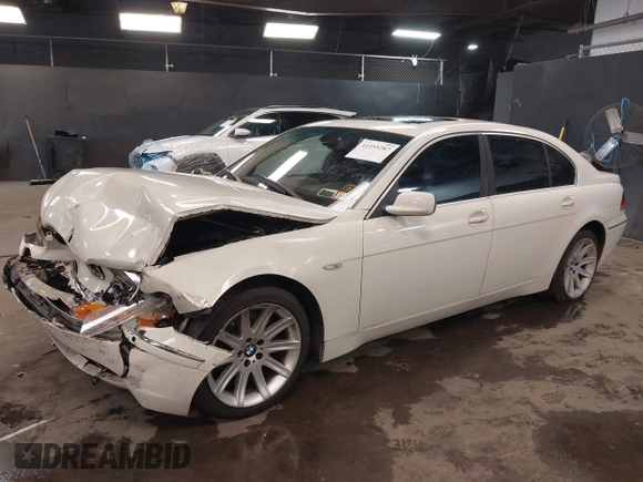 2003 BMW 7 Series 745Li with VIN WBAGN63463DR08268, listed as a IAAI auction lot 41355287 with 210,333 mi miles and . Bid and sale history available at DreamBid. Image 2.