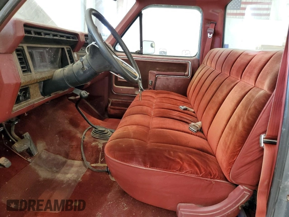 1986 Ford F-150 with VIN 1FTEF14NXGPB18719, listed as a Copart auction lot 56383625 with 16,249 mi miles and Salvage title. Bid and sale history available at DreamBid. Image 7.