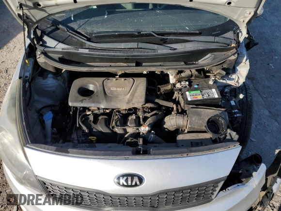 2017 Kia Rio LX with VIN KNADM4A34H6117995, listed as a Copart auction lot 41587425 with 131,941 mi miles and Salvage Title. Bid and sale history available at carsss.com. Image 11.