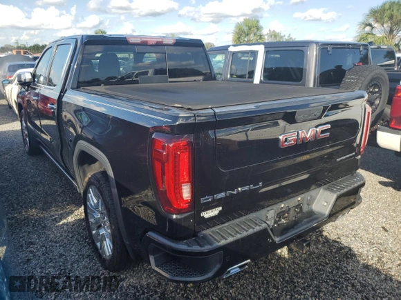 2020 GMC Sierra 1500 Denali with VIN 1GTU9FET5LZ289101, listed as a Copart auction lot 74402284 with Not Provided miles and Salvage Title. Bid and sale history available at DreamBid. Image 2.