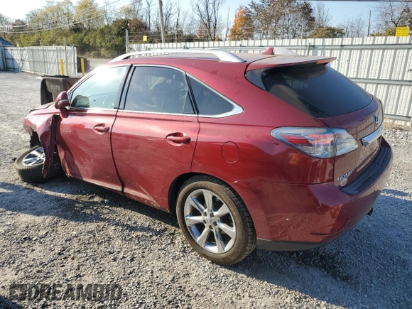2010 Lexus RX 350 with VIN 2T2BK1BA0AC041889, listed as a Copart auction lot 78606444 with 155,245 mi miles and Salvage title. Bid and sale history available at DreamBid. Image 2.