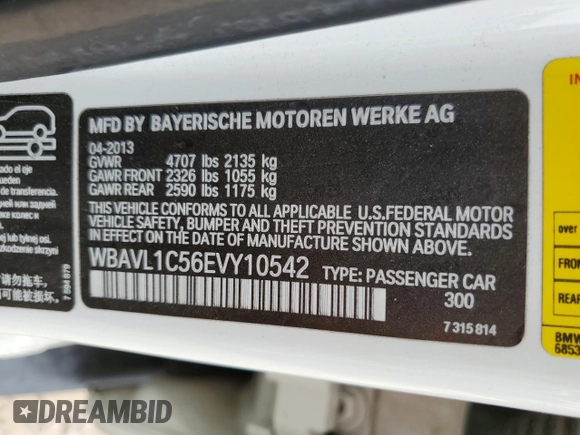 2014 BMW X1 xDrive28i z VIN WBAVL1C56EVY10542, wystawiony jako Copart lot #53116555 z przebiegiem 109 473 mil mil oraz Czysty tytuł • Clean title. Historia ofert i sprzedaży dostępna na DreamBid. Obrazek 12.
