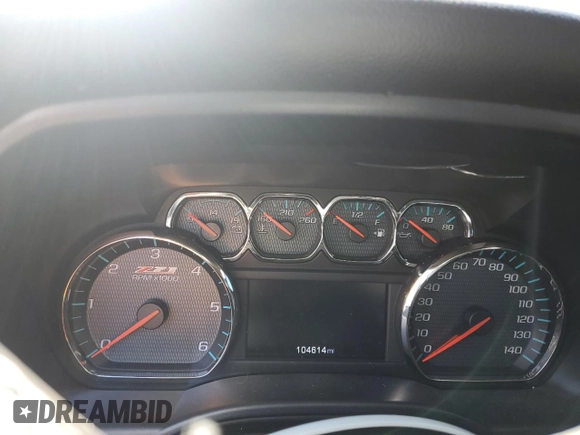 2017 Chevrolet Silverado 1500 LT with VIN 3GCUKREC0HG335785, listed as a Copart auction lot 51456305 with 104,614 mi miles and Salvage Title. Bid and sale history available at DreamBid. Image 9.