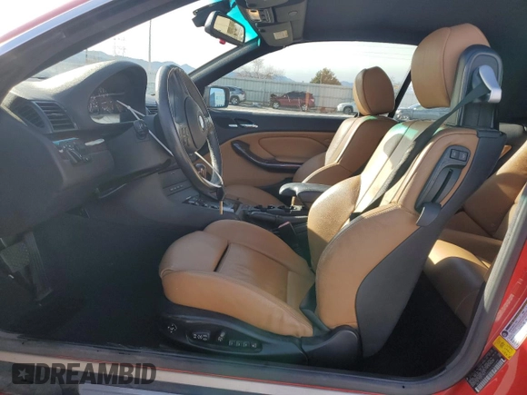 2005 BMW 3 Series 325Ci with VIN WBABW33455PX83299, listed as a Copart auction lot 49500375 with 90,521 mi miles and Salvage Title. Bid and sale history available at carsss.com. Image 7.
