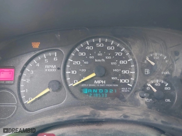 2001 Chevrolet Silverado 1500 LT with VIN 2GCEC19T811330085, listed as a IAAI auction lot 41743350 with 218,533 mi miles. Bid and sale history available at carsss.com. Image 7.