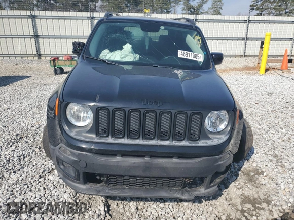 2017 Jeep Renegade Altitude with VIN ZACCJBBH6HPG29616, listed as a Copart auction lot 48911005 with 121,526 mi miles and Salvage title. Bid and sale history available at DreamBid. Image 5.