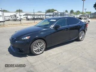 2016 Lexus IS 200t with VIN JTHBA1D26G5033748, listed as a Copart auction lot 62762265 with 89,283 mi miles and Salvage title. Bid and sale history available at DreamBid. Image 1.