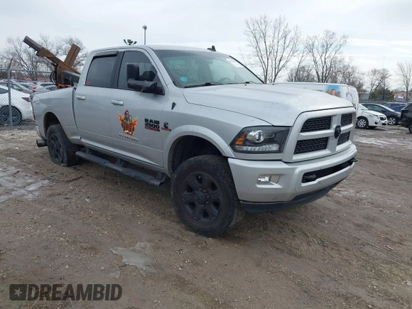 2017 Ram 2500 Laramie with VIN 3C6UR5FL8HG745387, listed as a IAAI auction lot 41153902 with 130,509 mi miles. Bid and sale history available at carsss.com. Image 1.