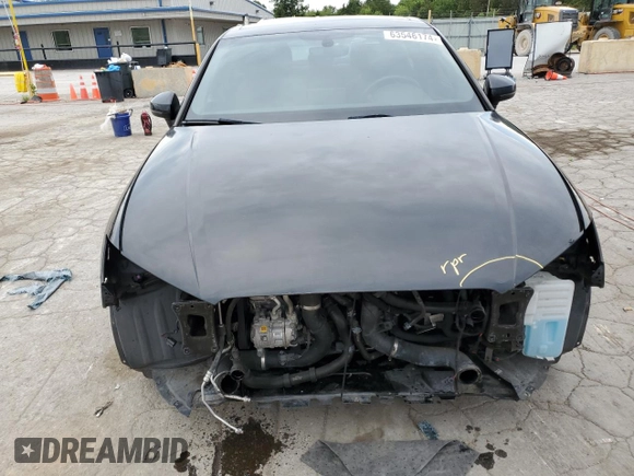 2017 Audi A3 Sedan Premium with VIN WAUAUGFFXH1063929, listed as a Copart auction lot 63546174 with 67,684 mi miles and Salvage Title. Bid and sale history available at carsss.com. Image 5.