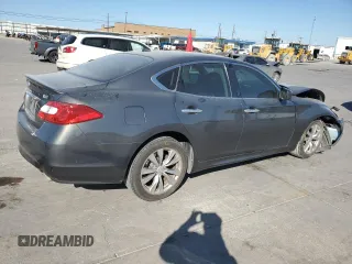 2013 Infiniti M37 with VIN JN1BY1AP0DM513091, listed as a Copart auction lot 76168224 with 140,523 mi miles and Salvage Title. Bid and sale history available at carsss.com. Image 3.