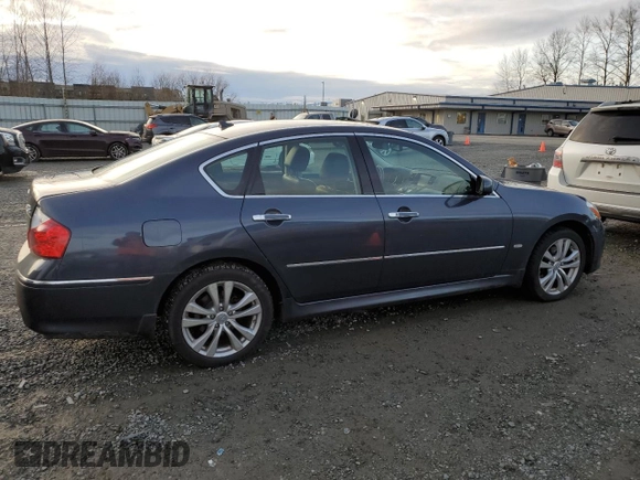 2008 Infiniti M with VIN JNKAY01F78M652407, listed as a Copart auction lot 46091325 with 135,794 mi miles and Clean Title. Bid and sale history available at DreamBid. Image 3.