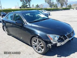 2008 Lexus IS 250 with VIN JTHBK262685078772, listed as a IAAI auction lot 41867903 with 177,566 mi miles and . Bid and sale history available at DreamBid. Image 1.