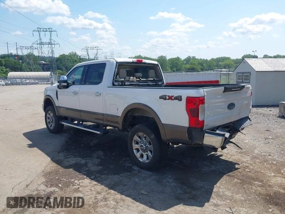 2017 Ford F-250 Lariat with VIN 1FT7W2BT8HED03378, listed as a IAAI auction lot 42545547 with 240,558 mi miles and . Bid and sale history available at DreamBid. Image 3.