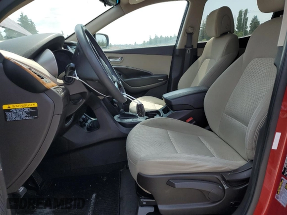 2014 Hyundai Santa Fe with VIN 5XYZT3LB9EG146198, listed as a Copart auction lot 61408505 with 92,499 mi miles and Salvage title. Bid and sale history available at DreamBid. Image 7.