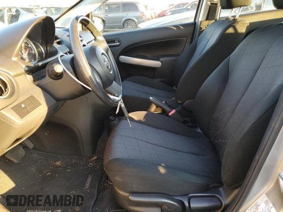 2014 Mazda 2 Sport with VIN JM1DE1KZ6E0184808, listed as a Copart auction lot 83399384 with 96,866 mi miles and Salvage Title. Bid and sale history available at carsss.com. Image 7.