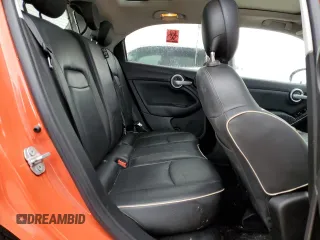 2017 FIAT 500X Lounge with VIN ZFBCFXDB7HP616011, listed as a Copart auction lot 59060524 with 50,980 mi miles and Salvage title. Bid and sale history available at DreamBid. Image 12.