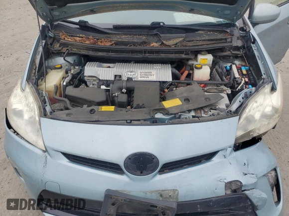 2012 Toyota Prius One z VIN JTDKN3DU1C5527092, wystawiony jako Copart lot #57863875 z przebiegiem 118 606 mil mil oraz Czysty tytuł • Clean title. Historia ofert i sprzedaży dostępna na DreamBid. Obrazek 11.