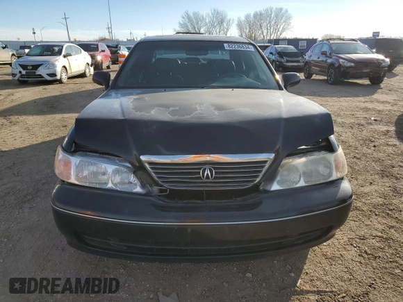 1997 Acura RL Premium Pkg with VIN JH4KA9656VC008041, listed as a Copart auction lot 82236834 with 0 mi miles and Salvage Title. Bid and sale history available at carsss.com. Image 5.