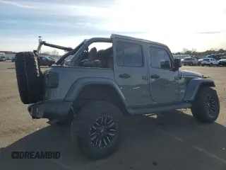 2019 Jeep Wrangler Unlimited Sahara with VIN 1C4HJXEG7KW573265, listed as a Copart auction lot 42683745 with 63,393 mi miles and Salvage title. Bid and sale history available at DreamBid. Image 3.