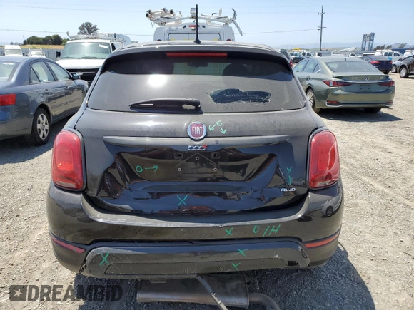 2018 FIAT 500X Trekking z VIN ZFBCFYCB9JP642560, wystawiony jako Copart lot #59394735 z przebiegiem 48 096 mil mil oraz Szkoda całkowita • Salvage title. Historia ofert i sprzedaży dostępna na DreamBid. Obrazek 6.