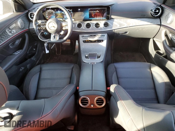 2021 Mercedes-Benz E 53 AMG with VIN W1KZF6BB6MA936959, listed as a Copart auction lot 50154255 with 55,688 mi miles and Salvage Title. Bid and sale history available at DreamBid. Image 8.