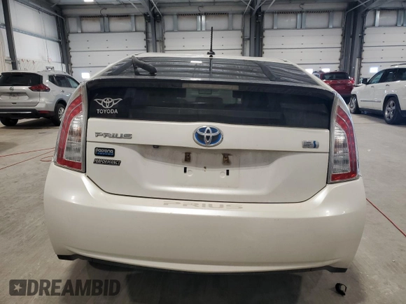 2013 Toyota Prius One with VIN JTDKN3DU9D5597506, listed as a Copart auction lot 54055845 with 108,129 mi miles and Clean Title. Bid and sale history available at DreamBid. Image 6.