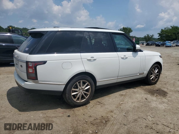 2015 Land Rover Range Rover with VIN SALGR2VF7FA224374, listed as a Copart auction lot 64389585 with 169,134 mi miles and Clean title. Bid and sale history available at DreamBid. Image 3.