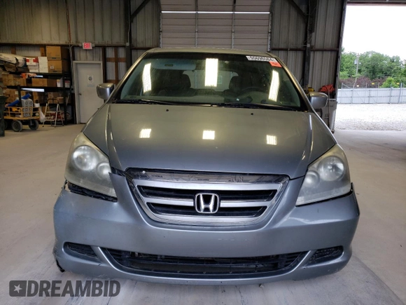 2007 Honda Odyssey EX with VIN 5FNRL38497B144794, listed as a Copart auction lot 55696584 with 0 mi miles and Salvage Title. Bid and sale history available at carsss.com. Image 5.